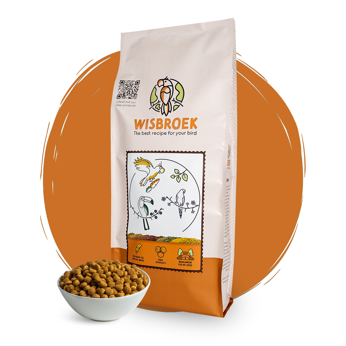 Parrot Fruit Blend Daily Large – Pappagalli di media e grande taglia